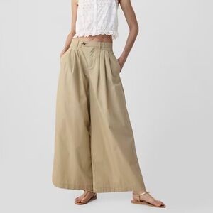 Gap x Doen Wide-Leg Khaki Pants